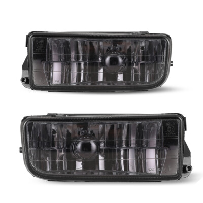 Pair Fog Lights 1992-1998 For BMW E36 323is Smoke Lens Front Lamps Left & Right
