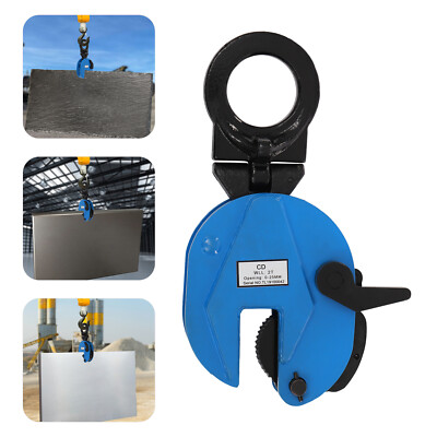 Vertikale Plattenklemme , Stahlplatten-Hebeklemme , 2T , zum Heben NEU HOT SALE~