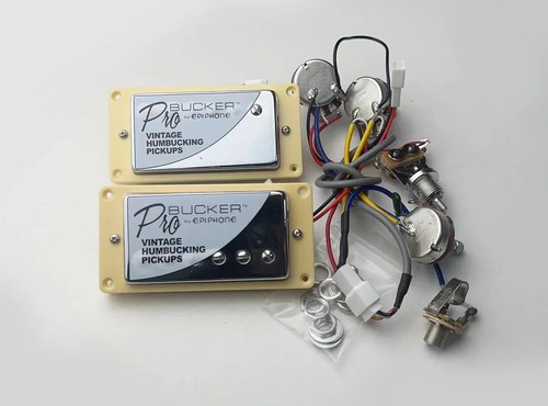 Guitar Humbucker Pickup with 2T1V Wiring Harness Pre-wired - Picture 8 of 24