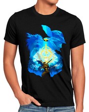Eldens Challenge Herren T-Shirt limgrave gelmir farum rpg open-world