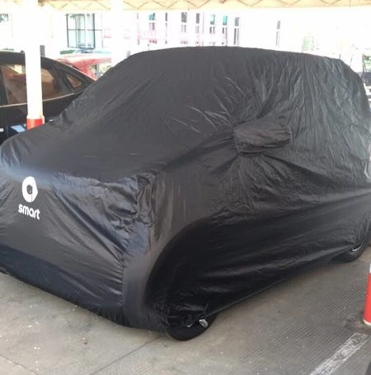 Cubierta de coche a prueba de polvo impermeable resistente al sol UV para Smart Fortwo Forfour 451 453 Foto 2 de 4