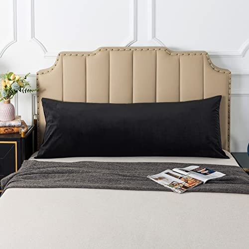 Cover, Soft And Cozy Body Size 20x54 Inches Black