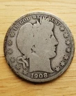 1908-O  Barber Half Dollar