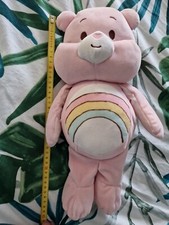 Peluche Bisounours Rose Arc En Ciel 40 Cm