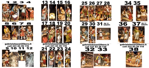 1 Pastor Landi 8 CM a Elegir Pastor O Grupo Shepherds Crib Crèche A3