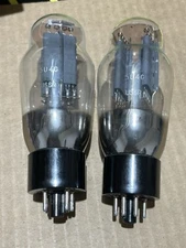 Pair of NOS USSR 5U4G Coke Bottle Style Rectifier Vacuum Tubes (Many Available)