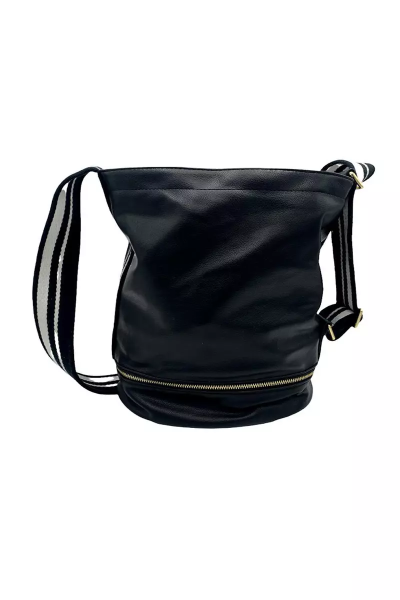 Charley Was Here Bucket Bag w Pouch Sofia Black