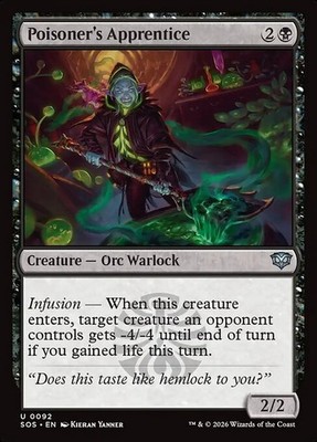 [MTG] Poisoner's Apprentice (0092) (SOS) NM