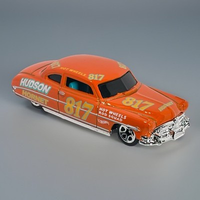 2025 Hot Wheels Hudson Hornet 817 Orange Chrome Exclusive Diecast