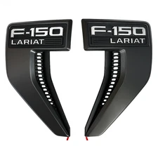 Ford F150 LARIAT Emblem Fender OEM 2021 - 2025 LH & RH Gray F-150