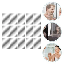 15 Pcs Peel and Stick Mirror Tiles Creative DIY Mirrors Stickers