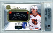 2013-14 Upper Deck The Cup Scripted Swatches JOE SAKIC Patch auto BGS 8.5 READ**
