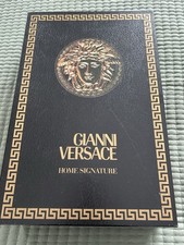 Versace Men s New Bath Robe White Belted Medusa Greek Key - Size L /XL With Box
