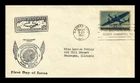 US COVER AIR MAIL 30C FIRST DAY ISSUE SCOTT C30 SLOGAN CANCEL