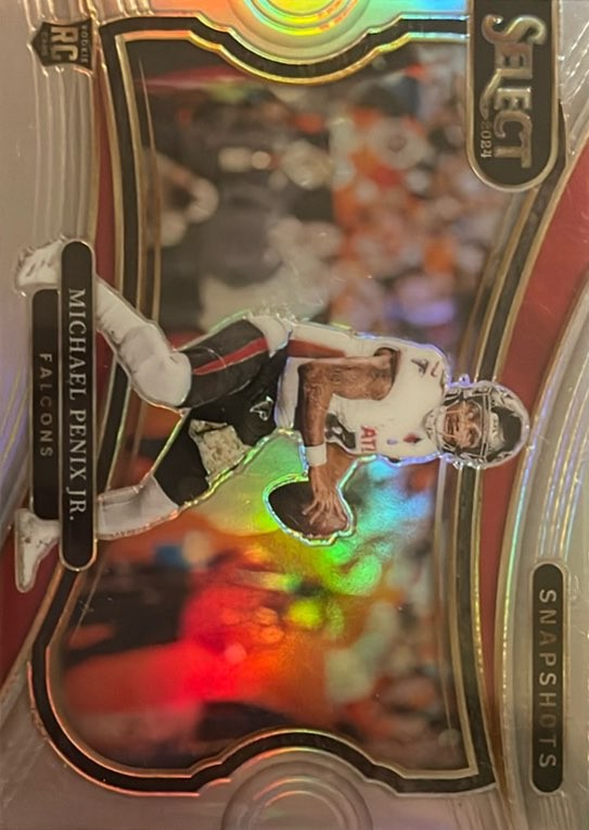 2024 PANINI SELECT SNAPSHOTS #13 MICHAEL PENIX JR. SILVER PRIZM