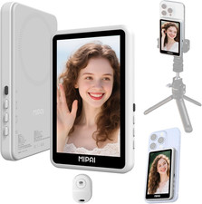 Vlog Selfie Monitor Screen for Iphone  Android,Magnetic Phone Back Camera Selfi
