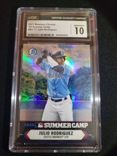 2021 Bowman Chrome - 2020 Summer Camp Julio Rodriguez #SC-17 (RC) CGC GEM MT 10