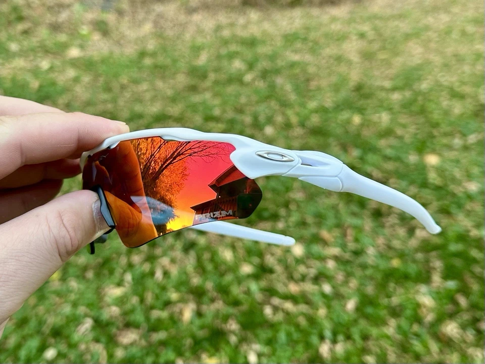 Oakley Radar Ev Path 9275 Prizm Sunglasses Including Case Matte White/Red - Image 3 of 4