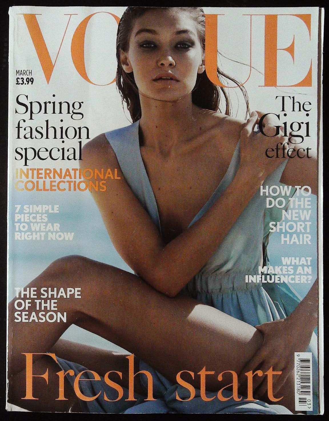 VOGUE UK March 2017 GIGI HADID Luna Bijl MAARTJE VERHOEF Anna Ewers ANNWAR @ VG