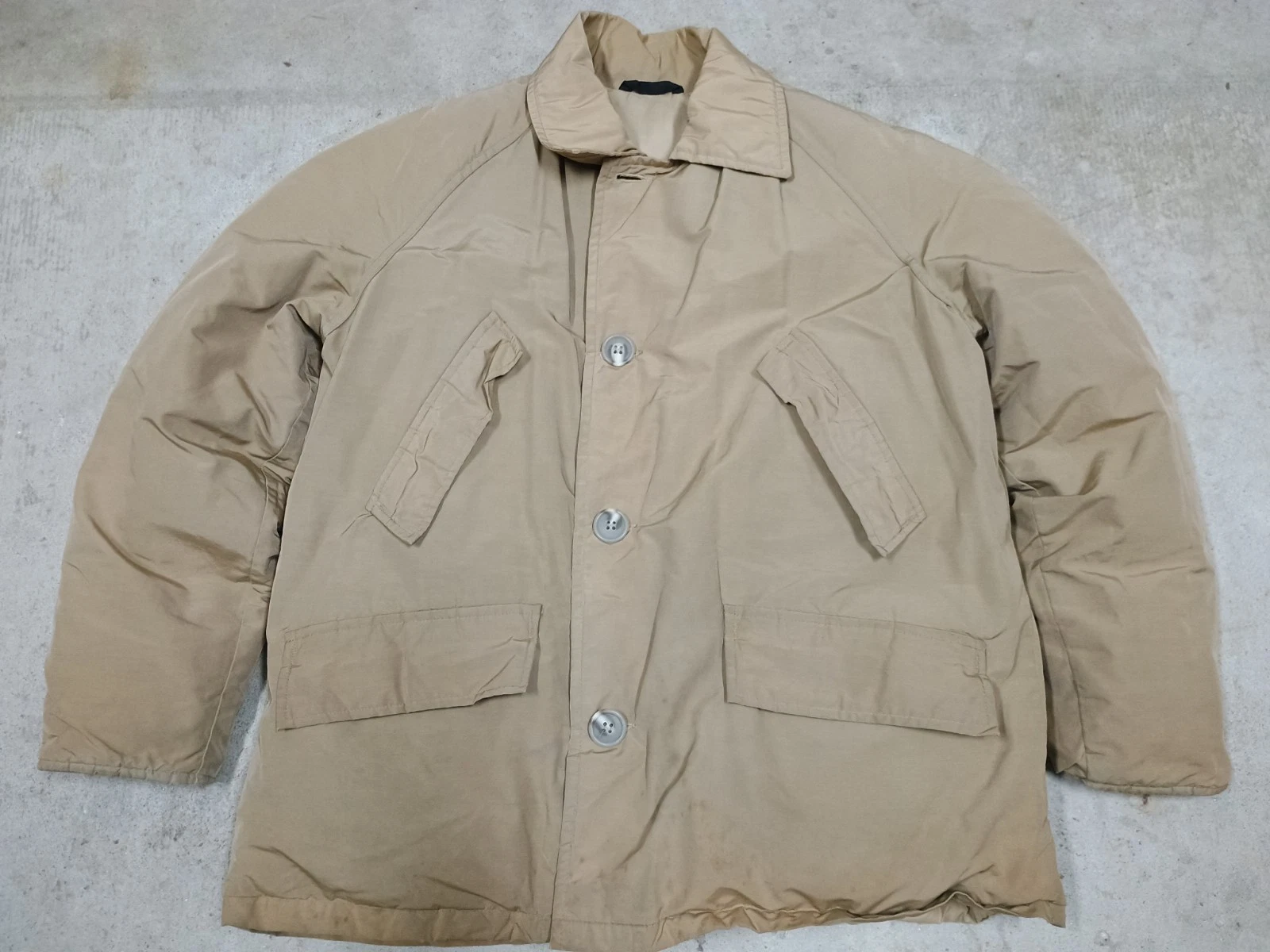 Vintage L.L. Bean Down Mackinaw Jacket 70s Talon Zipper Script Logo (SZ IN PICS)