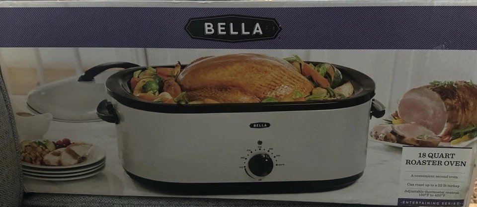 Horno tostador Bella 18 Qt nuevo en caja (hasta 22 lb de pavo) Foto 4 de 4
