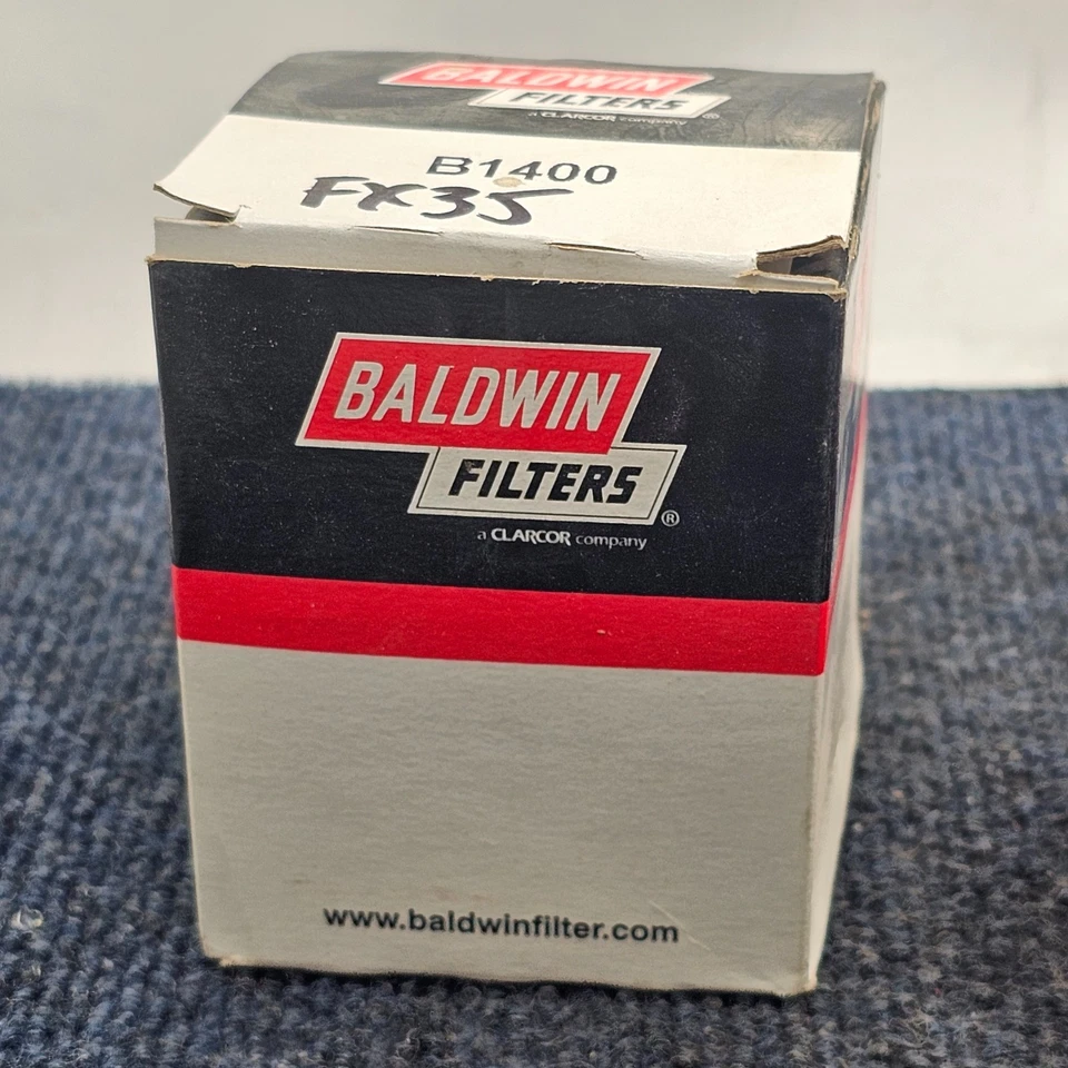 (CANTIDAD 2) Baldwin B1400: filtro lubricante giratorio para Mazda B6Y1-14-302, FEY0-14-302 Foto 3 de 4