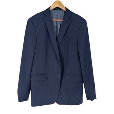 JOHN VARVATOS USA Bedford St N Suit Navy Wool Blend Blazer Jacket Men's 44L37L