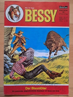 Bessy Nr.34 - ORIGINAL ERSTAUFLAGE WESTERN BASTEI COMIC Willy Vandersteen