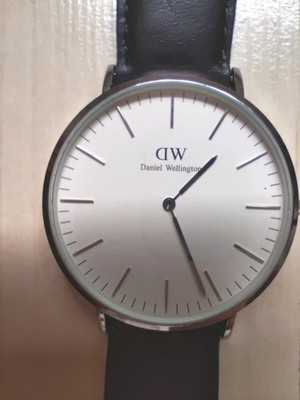 Daniel Wellington - Classic Sheffield Silver 40mm DW00100020, Herrenuhr
