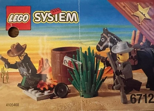 Lego 6712 Sheriff's Showdown 99.5% Retired Set Complete with Instruction Manual