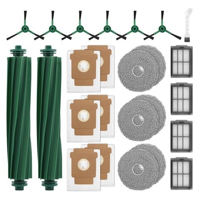 25 Pcs Kit for i-Robot Room ba Plus 405/505 Combo Robot Vacuum Cleaner, 2 Mai...