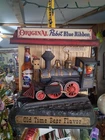 Vintage 1960s Pabst Blue Ribbon Beer Lighted Motion Train Sign Hard To Find