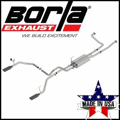 Borla S-Type 2.25'' Cat-Back Exhaust System fits 2017-2024 Nissan Titan 5.6L V8