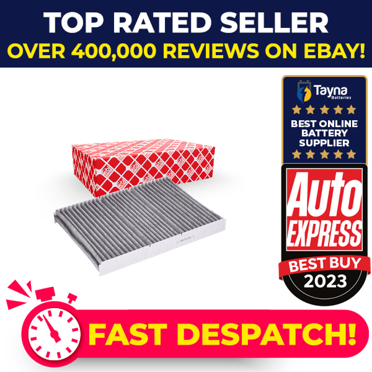 Pollen / Cabin Filter fits AUDI A3 8L1 1.6 1.8 1.9D 96 to 03 1J0819644 JZW819653