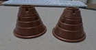 Vintage GI Joe 3 3/4” Loose Accessories Parts Lot Tapered Cones/Vehicle Parts