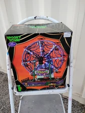 Lemax Carnival 2021 WEB OF TERROR FERRIS WHEEL #14823 NRFB Sights & Sounds *
