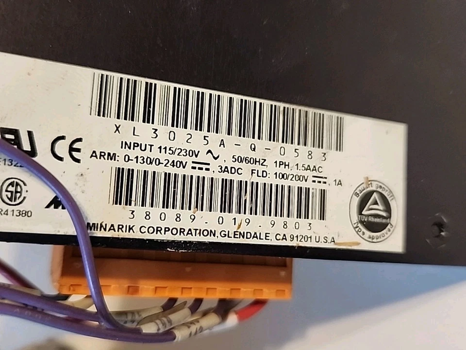 Minarik Drives XL3025A-Q-0583 Drive Speed Control 115/230VAC 50/60Hz. Free Ship - Image 3 of 4