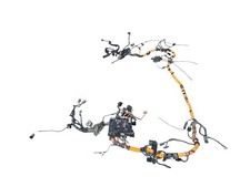 2022 Ford F150 Lightning Oem Electric Awd Front Engine Wire Cable Harness Cut