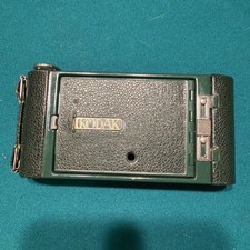 Eastman Kodak No.1 Folding Pocket Kodak Junior Antique Camera Green - Nice