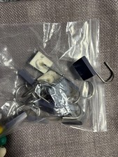 Set of 12 Square Resin Shower Curtain Hooks