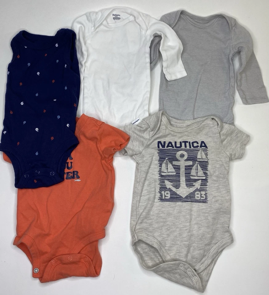 Lote de 8 Náuticos Bebé Niño 6/9 Meses Niño Foto 3 de 4