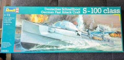 Revell Deutsches Schnellboot S-100 1/72 Neu mit OVP Modellbausatz