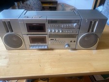 Amstrad 8090 Vintage Boombox Boom Box Ghettoblaster  Radio Cassette