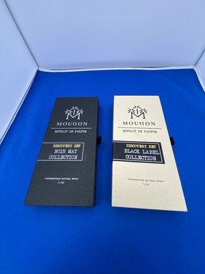 MOUDON Noir Mat & Black Label Discovery Sets Extrait De Parfum 8x3ml L@@K L@@K!