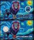 Hayleybug Mint "Stellar Dominion" Lion 1 Gram .999 Silver round in COA Card