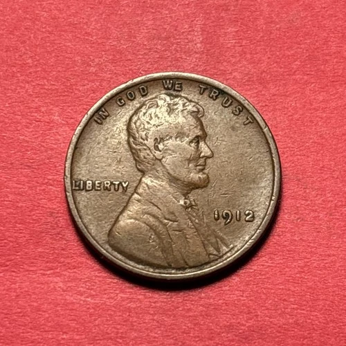 (1) Beautiful Antique 1912-P Lincoln Wheat Cent/Penny VF-VERY FINE