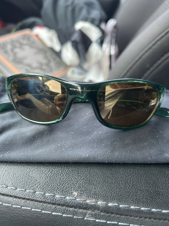 Oakley Fives 1.0 Algae Green Frame Gold Iridium Lens 03-132 Gen 1 90’s Y2K XX - Image 2 of 4