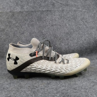 Under Armour Shoes Mens 8.5 Soccer Football Cleat Clone Blur MC White Boot Sport
