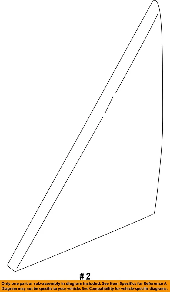 Vidro de janela de ventilação dianteiro direito usado serve: 2000 Bmw z3 sem acabamento cromado frente direita - Imagem 4 de 4