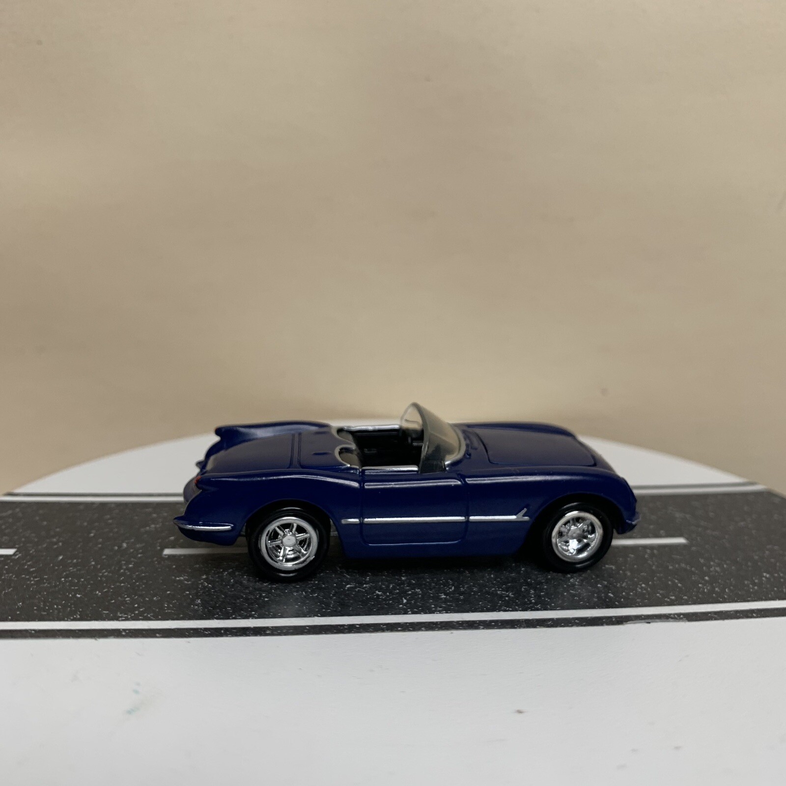 Johnny Lightning 1954 Chevy Corvette Convertible Dark Blue 1:64 Scale Model